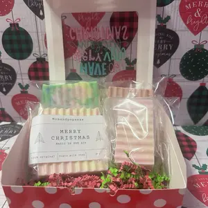Christmas 2024 goat milk soap sampler collection box Candle Decor