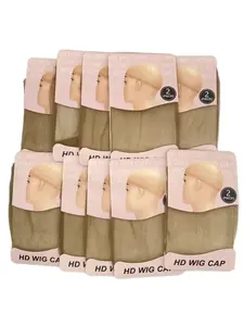 20 Pcs HD Thin Wig Caps 10 packs Ultra Transparent & Invisible, Sheer Caps Perfect for HD Wigs, Wig Cap, Transparent Mesh Cap, Exclusive for Wigs