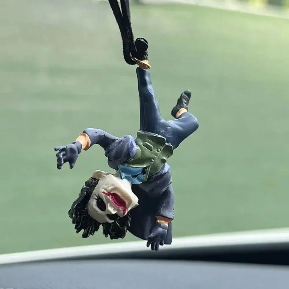 Car Resin Pendant Creative Car Rearview Mirror Cowhide Cartoon Pendant Christmas Gift New Product Joker decorative