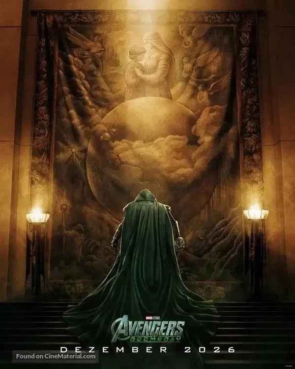 Avengers Doomsday 2026 German Movie Wall Art Poster