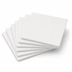 TIKA 50-Pack Double-Sided Foam Tape Pads, White Adhesive Sticky Squares for Wall Mounting and Everyday Use
