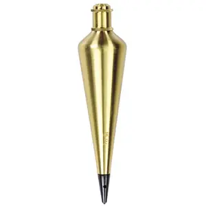 Stanley Hand Tools 16 Oz Brass Plumb Bob