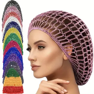 12pcs/4pcs, Large Thick Hair Net, Hair Cap