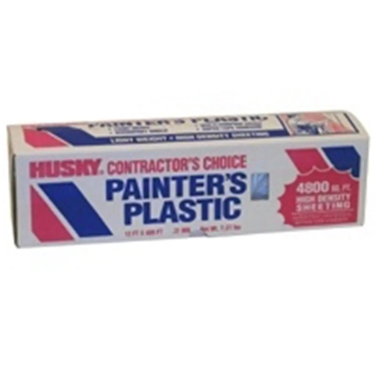 212 MAIN High-Density Poly Sheeting Painters Film, 12x400 Ft .0035 Mil Lightweight Overspray Shield, Paint Drape with Super Tape Adhesion for Automotive Paint Care