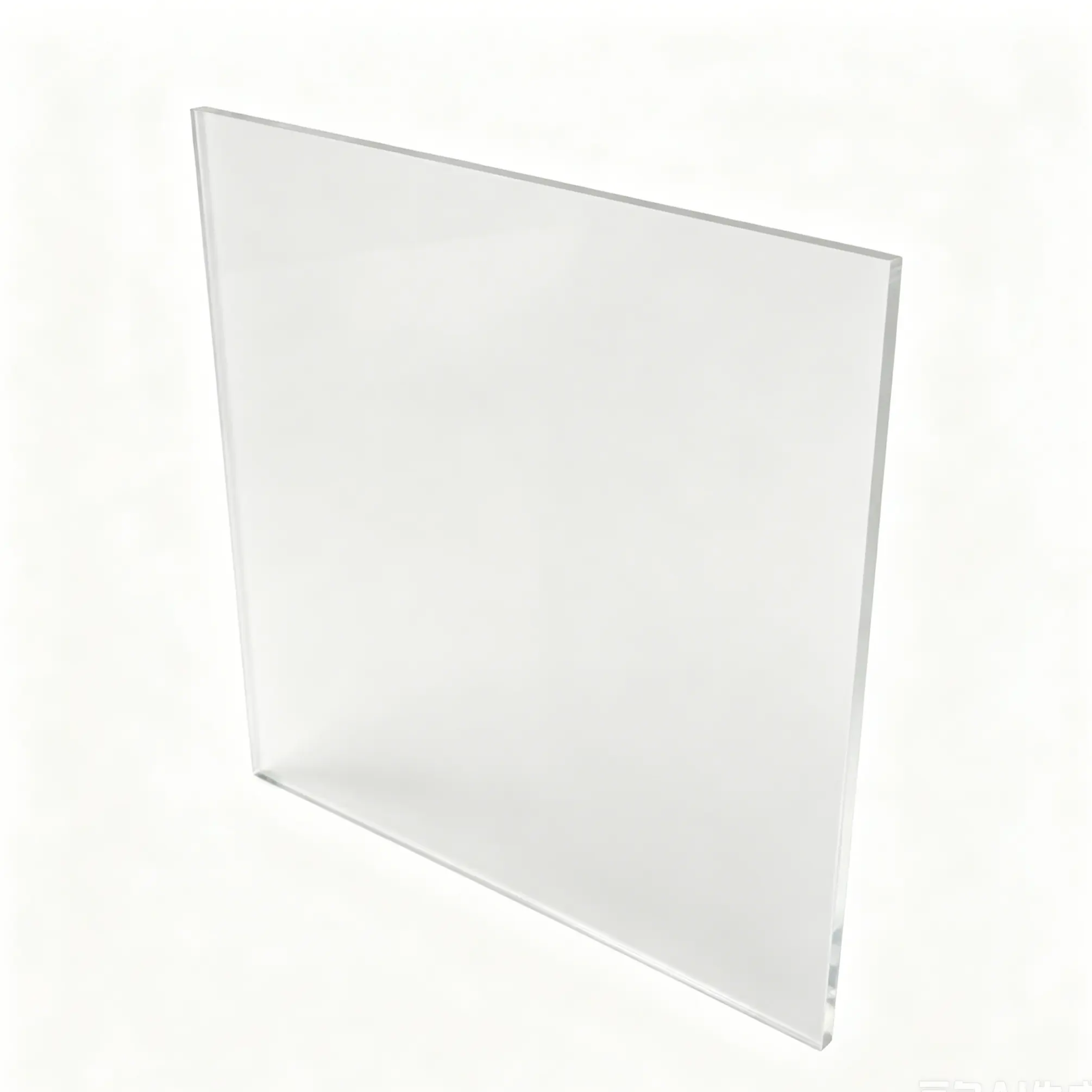 FixtureDisplays® Transparent Acrylic Square Board Clear Sign Board Square Acrylic Sheet 10.5 x 10.5" Logo Plaque 18492-NF