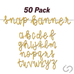 Script Font - 50 Pack