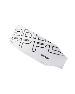 UPPPER Lifting Belt White - Microfiber Leather, Double-Prong Buckle, 4" to 2.5" Tapered, Weightlifting Support