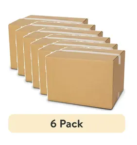 (6 pack)  Large Shipping Boxes, 15L x 12W x 10H