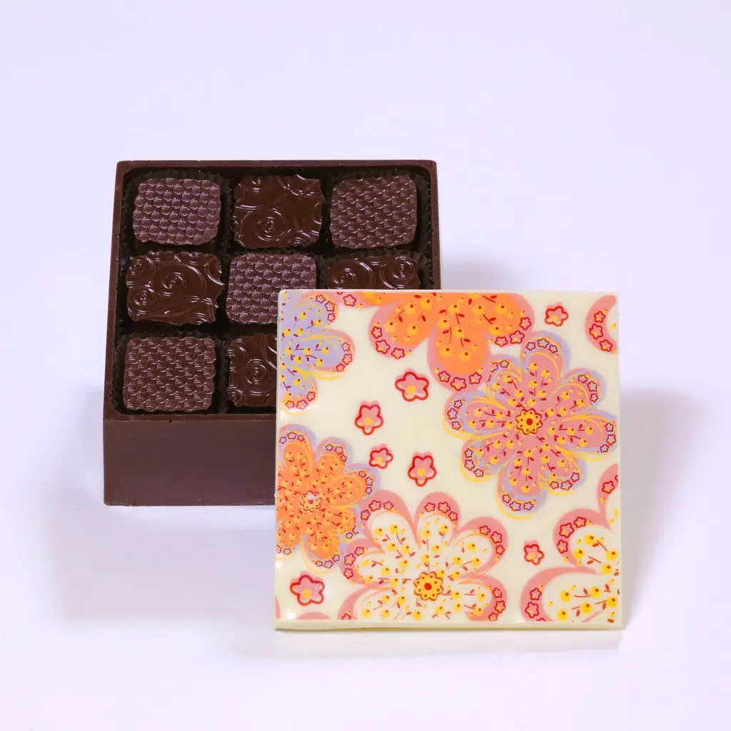 Fleur de Sel Caramel Edible Chocolate Box