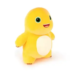 Kawaii Stuffed Anime Milk Dragon Pillow Cute Yellow Dragon Cuddly Pillow Peluche Standard Pillow