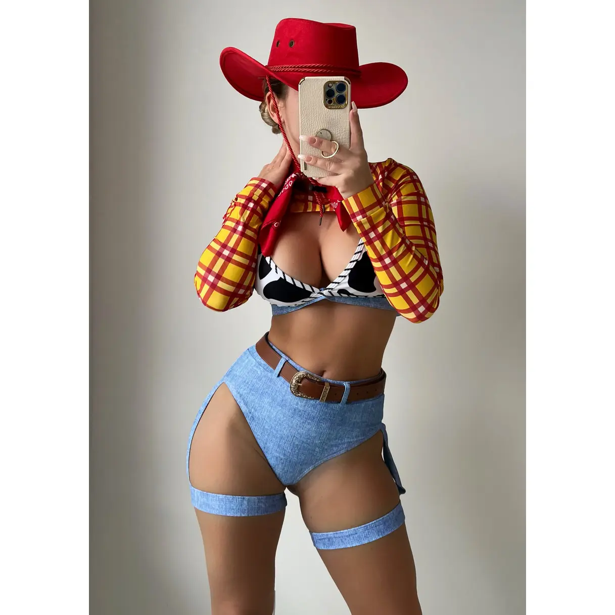 YOUR SHERIFF SEXY COWBOY CARTOON HALLOWEEN COSTUME