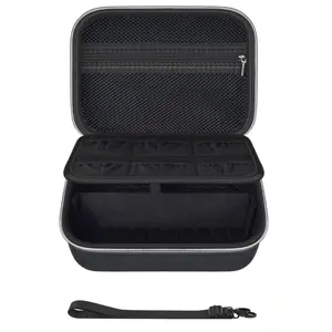 Digital CameraStorage Bag for Canon G7X Mark III/II/ SX740/ for Sony ZV-1/ ZV-1F/ ZV-1 II Digital Camera for Content Creators, Protective Travel Storage Bag with Extra Pockets for Cables, Tripod & Microphone (Box Only)
