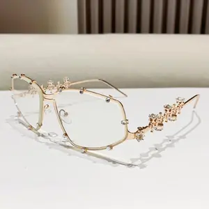 Tinted Lens Cat Eye Glasses – Lightweight Fashion Frame Eyeglasses for Women & Girls Street Style Daily Wear