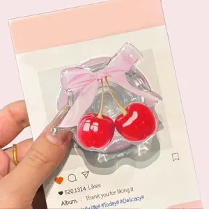 Cute Magnetic Expanding Phone Grip & Stand,Secure Grip for iPhone MagSafe Cases, Comfortable One-Touch Holding,Kickstand for Hands-Free Viewing Smartphone Cellphone