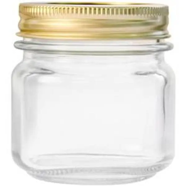 Anchor Hocking Sturdy Glass Regular Mouth Canning Jars - 0.5 Pt Bulk 12-Pack, Kitchen Home Storage Waterproof Container, Bottles, Small