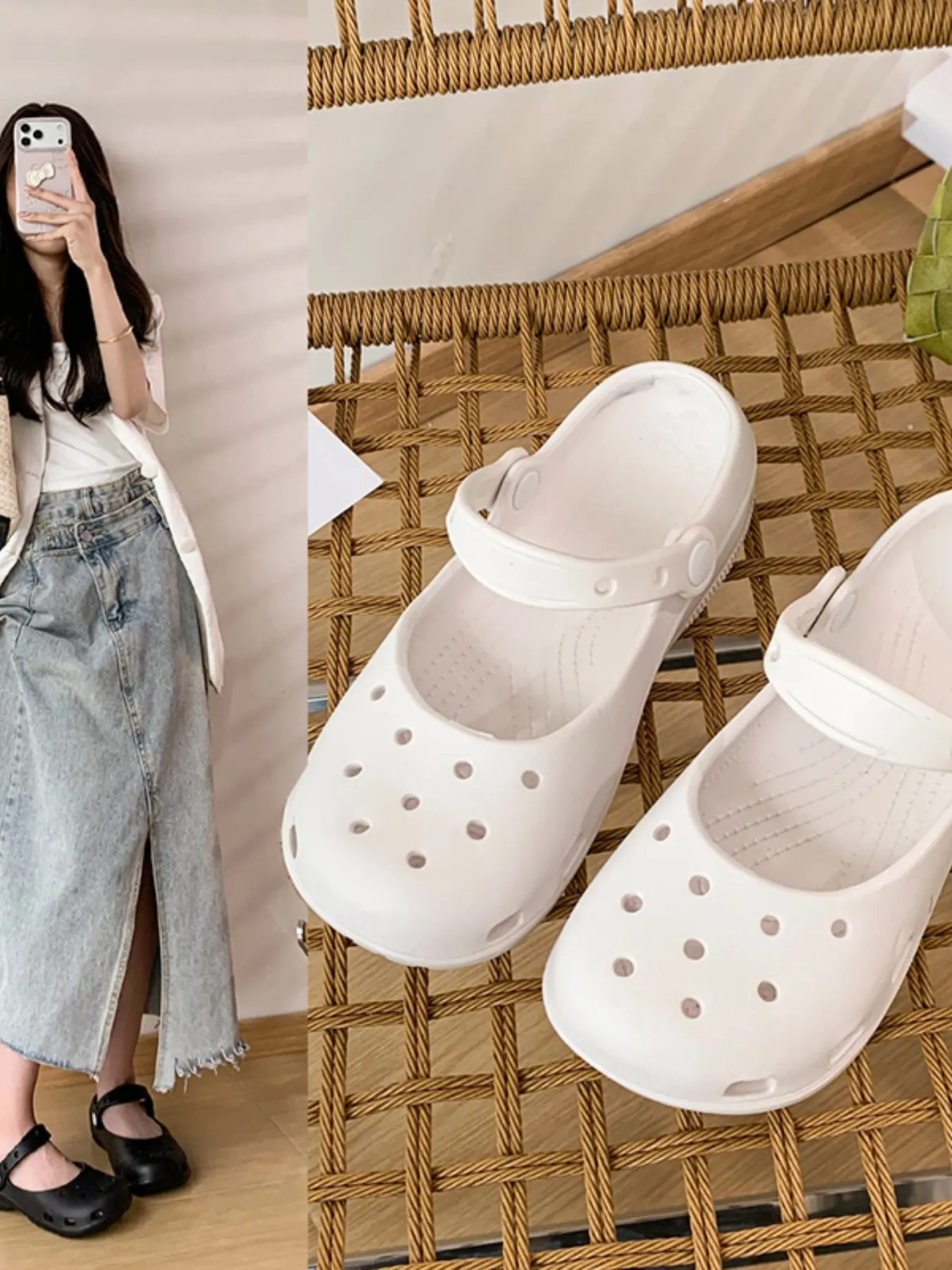 Ballet Hole Shoes Summer Bestseller, Beach Non-Slip Breathable Sandals, Comfortable All-Day Wear, Fashion Versatile Design, Slipper, Eva Slippers