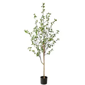 Nearly Natural 6.5 Ft. Minimalist Citrus Artificial Tree