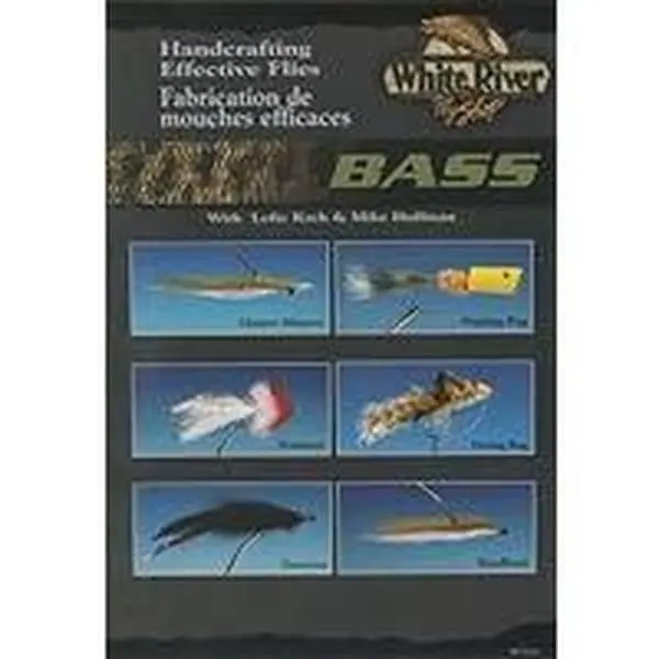 USED-White River Fly Shop Handcrafting Effective Flies - Bass Video with Lefty Kreh Mike Huffman - DVD (DVD)