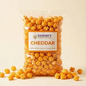 Cheddar Popcorn — Bold & Tangy Real Cheddar | Zachary's Gourmet