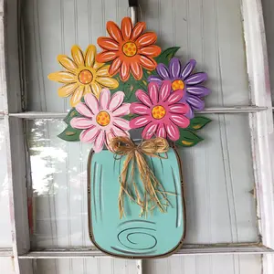 Summer Wreath for Front Door, Floral Door Hanger, Spring & Summer Decor, Farmhouse Style, Indoor/outdoor Home Decor, Perfect Gift