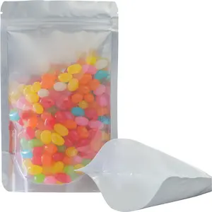 6×9 Inch 100 Pcs Smell Proof Mylar Bags Resealable Packaging Pouch Bag Clear Window for food