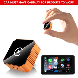【YURNLV】S 2026 New Wireless CarPlay Converter, iPhone/Android Universal, Plug & Play, Zero Latency, Auto-Connect, Hands-Free Calling