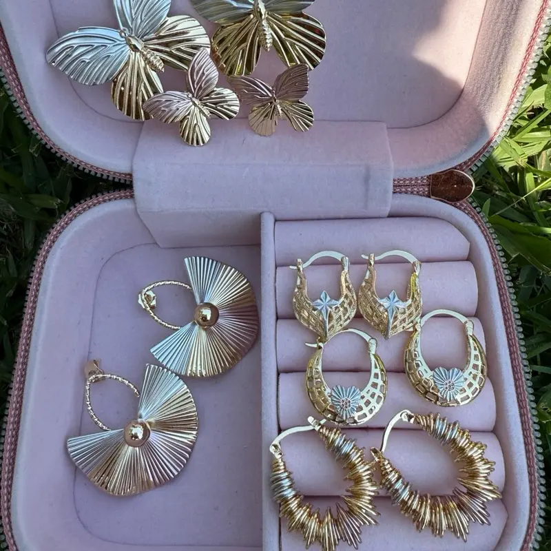 Cute Earrings for Her - Assorted Designs , Includes Decorative Elements