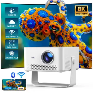 HY450Max Projector 8K Decode Auto Focus 1100ANSI 12W Speaker HDR10+ Android 14.0 Dual WiFi6 BT5.4 Fully Automatic Keystone 1.0:1 Throw Ratio Screen Recognize & Automatic Obstacle Avoidance Home Cinema, Movie, Audio #SummerWins #DealsForYouDays