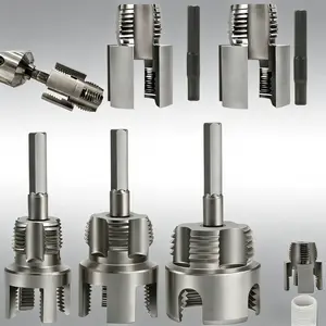 Pipe Thread Tool Set, Integrated Internal & External Thread Tools, Fits PVC Ppr Mpp Pipes, DIY & Professional Installation
