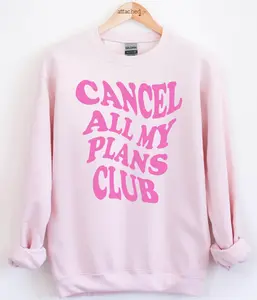 Cancel Plans Club Color On Color Graphic Top Cancel Plans Club Color On Color Graphic Top