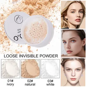 Matte loose powder, delicate powder texture, light and soft, waterproof and sweat resistant to create a perfect makeup look