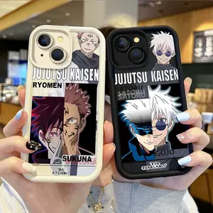 Jujutsu Kaisen Satoru Gojo Anime Phone Case for iPhone 17 16 15 14 13 Pro Max  Plus Protective Cover Shockproof Protection Anti-Drop Protective Protector Shell Cover