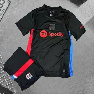 Barcelona FC 24/25 Away Football Kit – Premium Polyester Fabric