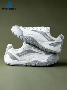 Hobibear Spring Autumn New Women's Versatile Casual Outdoor Walking Shoes, Men's Wear-Resistant Anti-Slip Wide Foot Sports Shoes, Comfortable and Durable, Non Slip Shoe, Sneaker, Wide Fit, Athletic Leisure Shoes, Lace Fastening