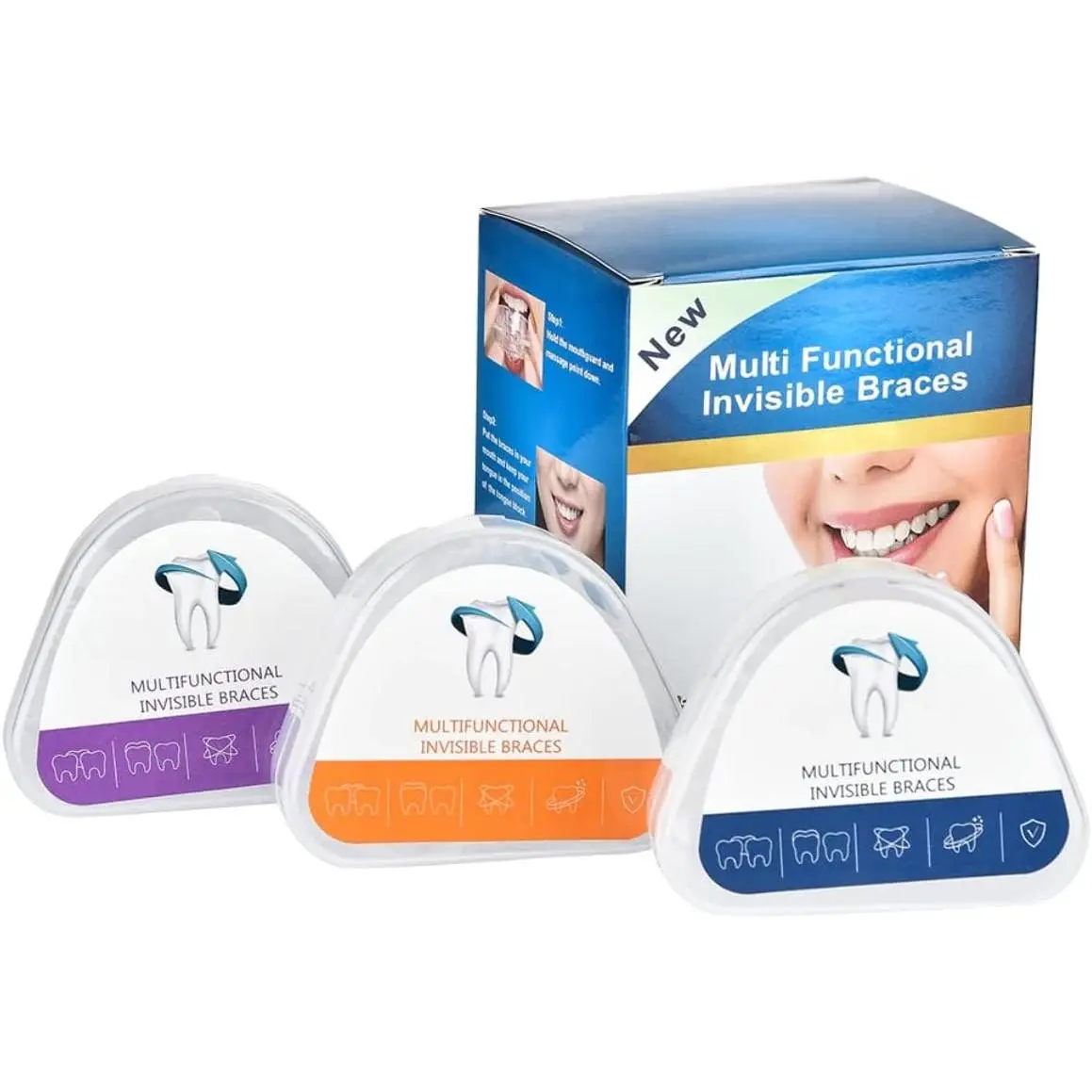 Dental Retainers Retainer,Mouth Guard for Grinding Teeth at Night,Teeth Stability,Teeth Grinding,at Home Kit for Perfect Custom Fit Great for Replacement Retainers