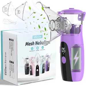Rechargeable Nebulizer, Handheld Smart Nebulizer, USB-powered,Portable Nebulizer with Self-Cleaning Mode, , quiet operation, easy to use and maintain,summervibes