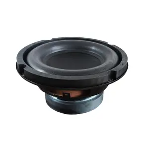 6.5-inch super-heavy subwoofer, subwoofer audio speaker, maximum power 200W/impedance 4 Ohm/black iron basin bracket/strong and powerful sound quality/suitable for use in home audio and video systems, car subwoofer, Stereo Car Audio and other scenarios