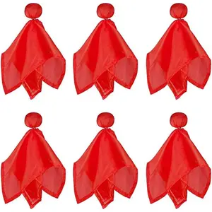 6 count Football Referee Flag Tossing Flags Football Penalty Flag Footballs  Flags for Party Accessory, Red