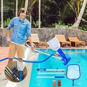 Pool Mini Jet Vacuum Cleaner with Brush Bag, Handheld Underwater Cleaning Tool, Lightweight Pool Cleaner, Us Plug, Ideal for Swimming Pools