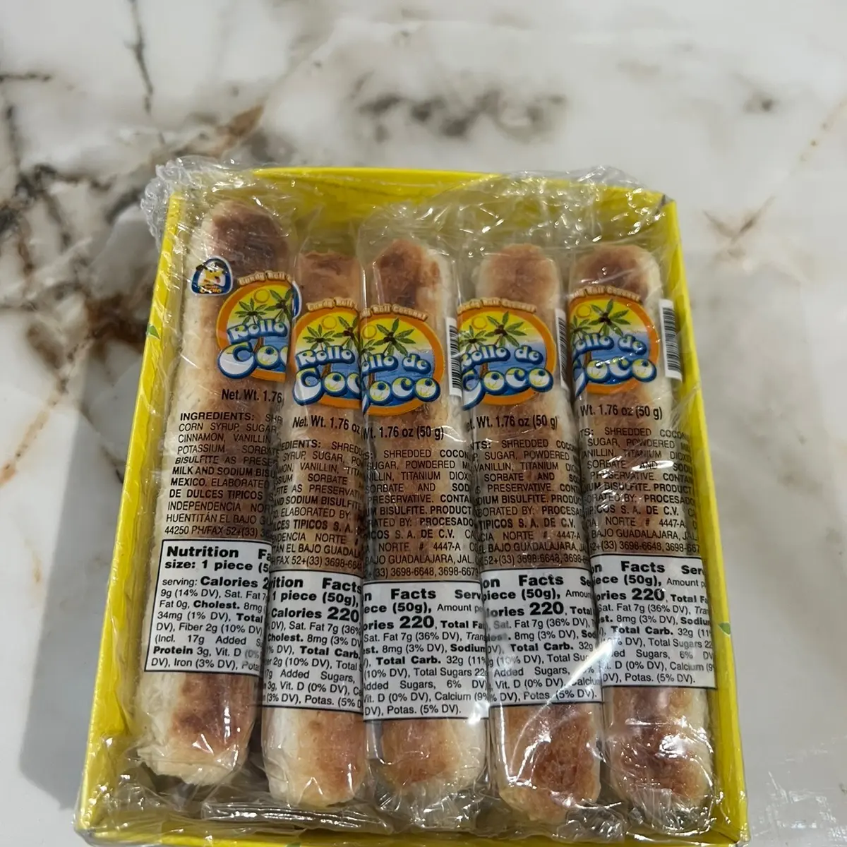 Tipicos Rollo De Coco coconut candy Tipicos Rollo De Coco coconut candy