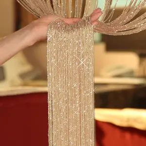 200cm*100cm Tassel String Door Window Curtain Beads Chain Fringe Panel Room Divide