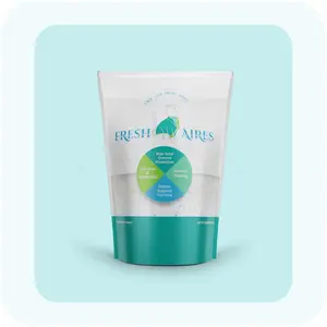 Fresh Aires Cat Litter - Odor Control, Low Dust, Non-Tracking, Lightweight High Absorbent Silica Crystals for Cats