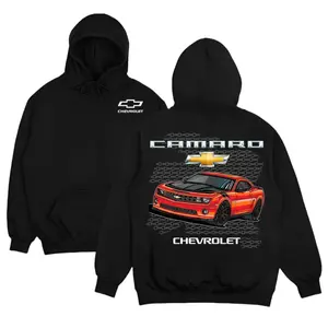 Chevrolet Camaro Hoodie, Iconic Muscle Car Design, Stylish Unisex Pullover For Car Enthusiasts, Gift For Fan