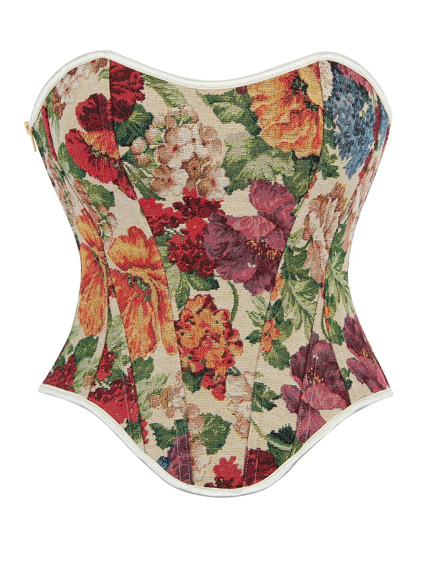 Women's Floral Print Bone Corset, Vintage Fashion Lace Up Shapewear Top for Daily Wear, Tummy Control Shaper for Women, Corset Style Shapewear, Body Shaper, Corset Waist Shaper, Corset Waist Shaping