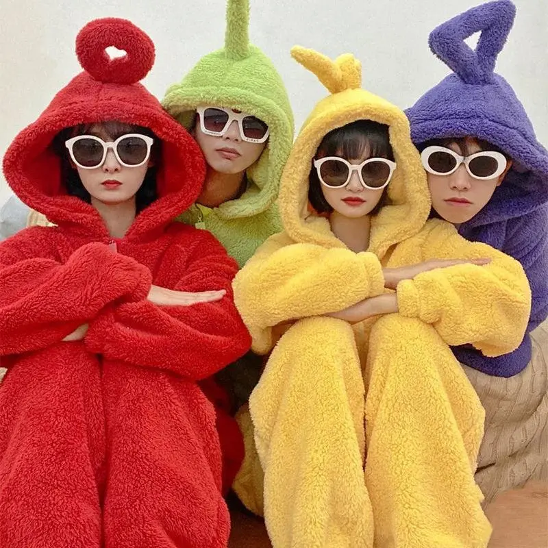 Teletubbies Theme Pajama Set - Unisex for All Soft Pyjamas, Kids Long-Sleeve Soft Pajama Set, Indoor Loungewear Nightwear