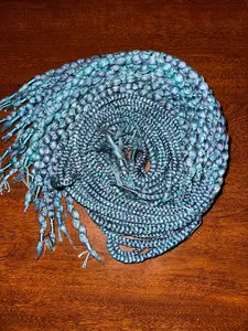 Beautiful mermaid dreadlock extension, peach, orange, pink, braids