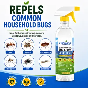 Reliant Pet Peppermint Oil Bug Spray - Deals For You Days -  [16oz and Made In USA ] Ants, Spiders, Roaches - Safe for USE Around Kids and Pets  - Effective & Usage