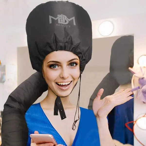 Get Salon-Style Curls at Home!  Transform Your Hair Game with our Bonnet Hair Dryer Attachment + 10 Silicone Curlers! Perfect for Drying, Styling, Curling & Deep Conditioning. Fits All Hair Sizes. Tap to Shop Now!