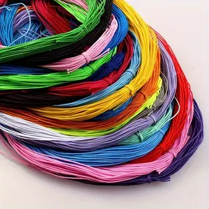 Elastic bead string - Elastic Beaded rope, a DIY hair accessory making material, available in various colors