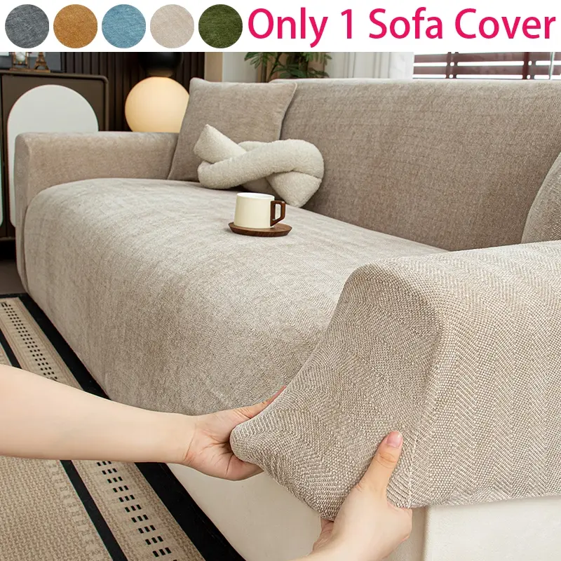 Modern Herringbone Sofa Cover, Couch Cover, Sofa Covers Washable, Non-Slip Durable Child-Friendly Furniture Protector, Easy Install Washable Sofa Protection, Cover For Sofa